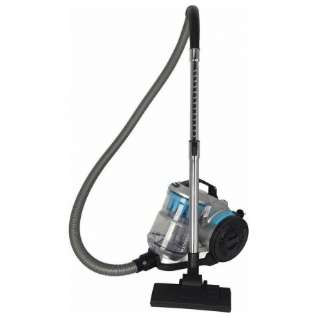 Пылесос Hyundai HYV-C2955 2400Вт серебристый/синий - фото 2