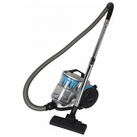 Пылесос Hyundai HYV-C2955 2400Вт серебристый/синий - фото 3