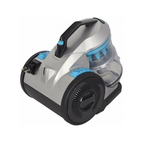 Пылесос Hyundai HYV-C2955 2400Вт серебристый/синий - фото 4