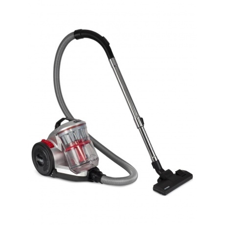 Пылесос Hyundai HYV-C2950 2400Вт серебристый/красный - фото 2