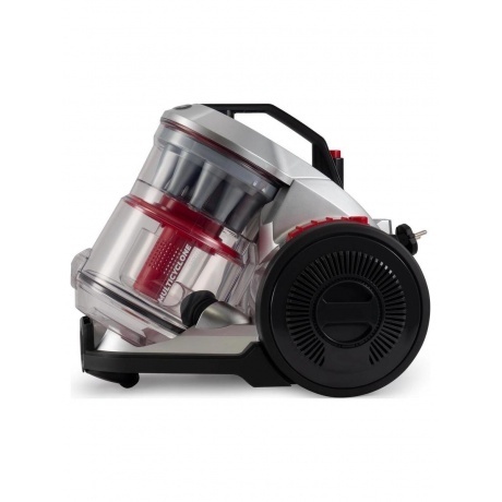 Пылесос Hyundai HYV-C2950 2400Вт серебристый/красный - фото 6