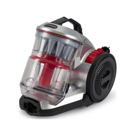 Пылесос Hyundai HYV-C2950 2400Вт серебристый/красный - фото 7