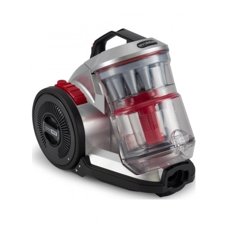 Пылесос Hyundai HYV-C2950 2400Вт серебристый/красный - фото 8
