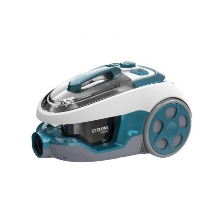 Пылесос Hyundai HYV-C3500 2220Вт белый/бирюзовый - фото 2