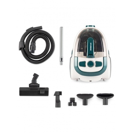 Пылесос Hyundai HYV-C3500 2220Вт белый/бирюзовый - фото 11