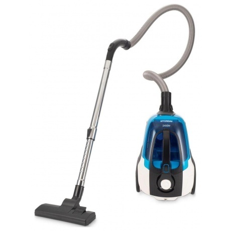 Пылесос Hyundai HYV-C3377 2400Вт белый/синий - фото 1