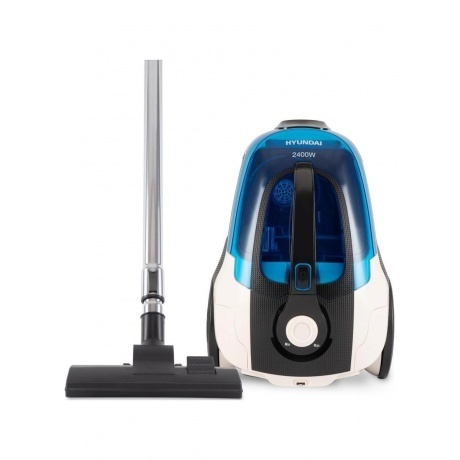 Пылесос Hyundai HYV-C3377 2400Вт белый/синий - фото 4