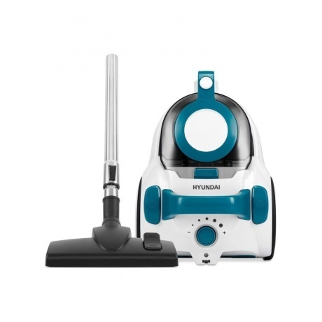 Пылесос Hyundai HYV-C5460 2200Вт белый/бирюзовый - фото 4