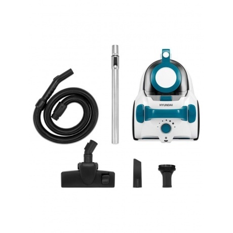 Пылесос Hyundai HYV-C5460 2200Вт белый/бирюзовый - фото 9