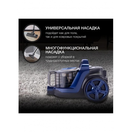 Пылесос Hyundai HYV-C3955 2220Вт фиолетовый/черный - фото 19