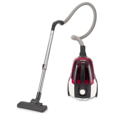 Пылесос Hyundai HYV-C3370 2400Вт белый/красный - фото 2