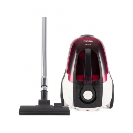 Пылесос Hyundai HYV-C3370 2400Вт белый/красный - фото 4