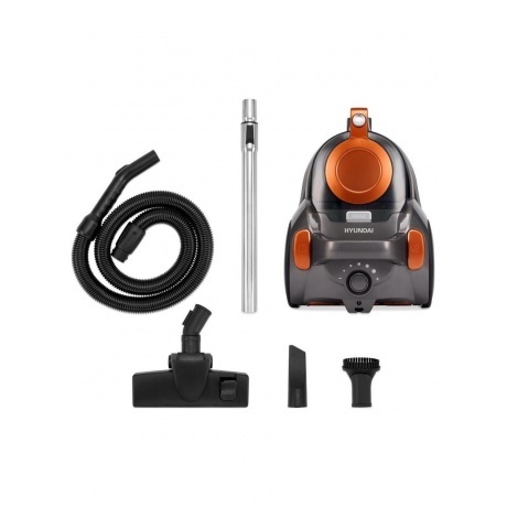 Пылесос Hyundai HYV-C5450 2200Вт черный/оранжевый - фото 9
