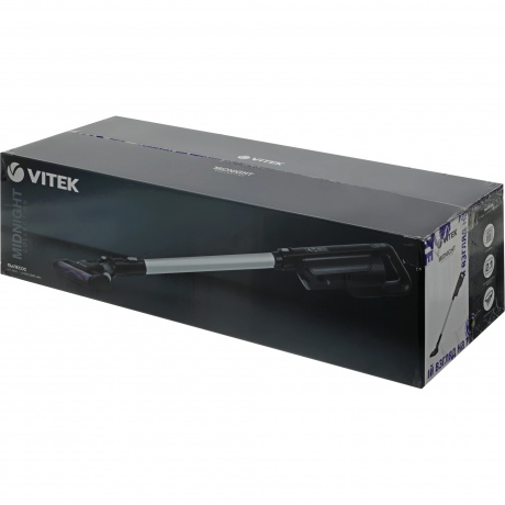 Пылесос Vitek Midnight VT-1832 120Вт черный/серебристый - фото 7