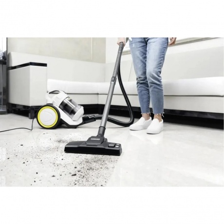 Пылесос Karcher VC 3 Floor 700Вт белый/черный - фото 17