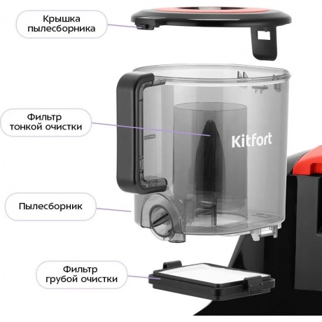 Пылесос Kitfort КТ-5392 - фото 4