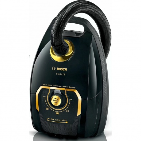 Пылесос Bosch BGL38GOLD Serie 4 1700 Вт черный/золотистый - фото 2