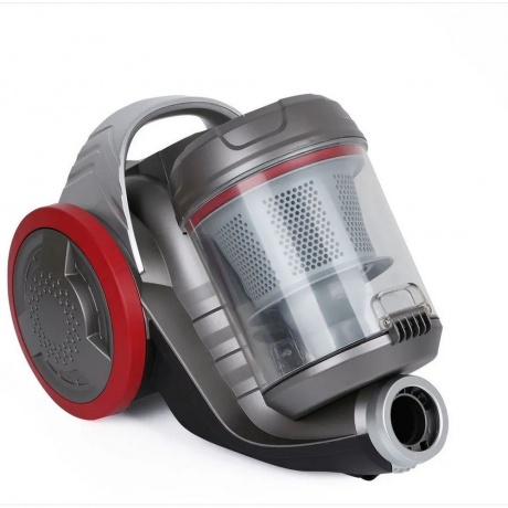 Пылесос BQ-VC1606C Серый-красный - фото 1