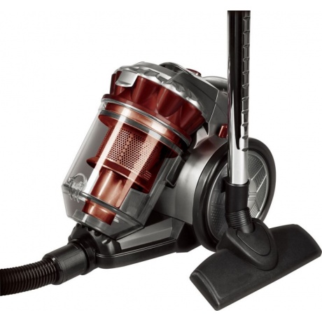 Пылесос Supra VCS-2024 с контейнером для сбора пыли, серый/черный - фото 3