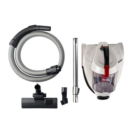 Пылесос Domfy DSC-VC505 2000Вт белый/красный - фото 9