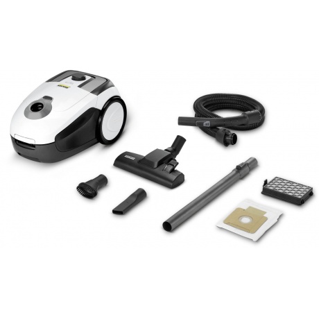 Пылесос Karcher VC 2 (ERP) с мешком для сбора пыли, белый/черный...