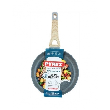 Сковорода OPTIMA Stone 24см индукция, PYREX, OX24BF4/E006 - фото 3