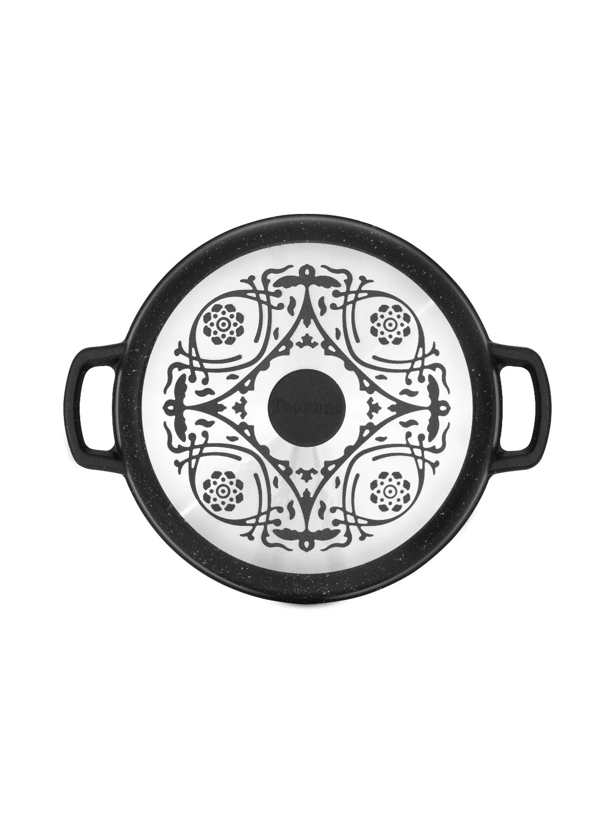 Жаровня ГРАНИТ 3л 26см с крышкой GORNITCA ZH2611AG - фото 5