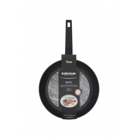 Сковорода ROCK 28см ATTRIBUTE FR.PAN AFR228 - фото 1