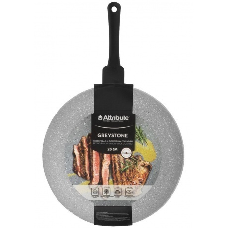 Сковорода ATTRIBUTE FR.PAN GREYSTONE 28см - фото 12