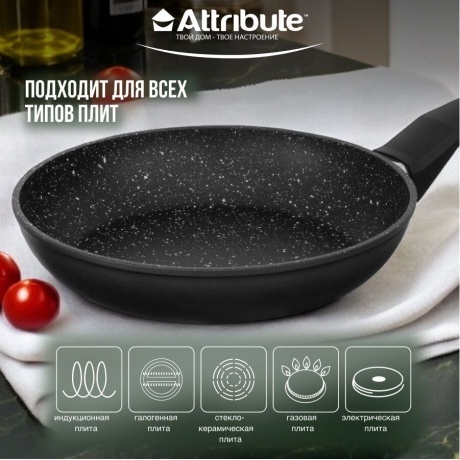 Сковорода ATTRIBUTE FR.PAN ROCK 24см - фото 9