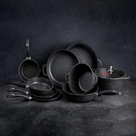 Сковорода блинная GORNITCA ГРАНИТ 24см - фото 17