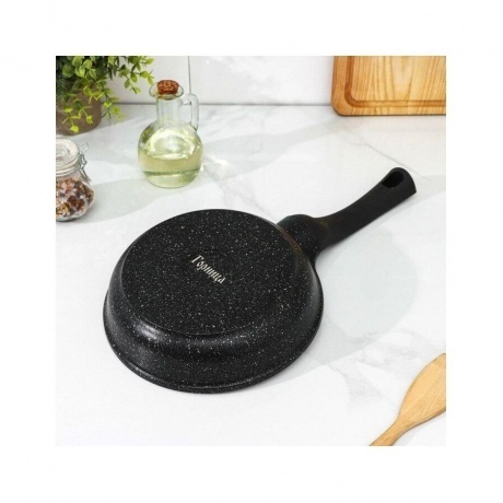 Сковорода GORNITCA МЕГАПОЛИС серебро 20см индукция - фото 7