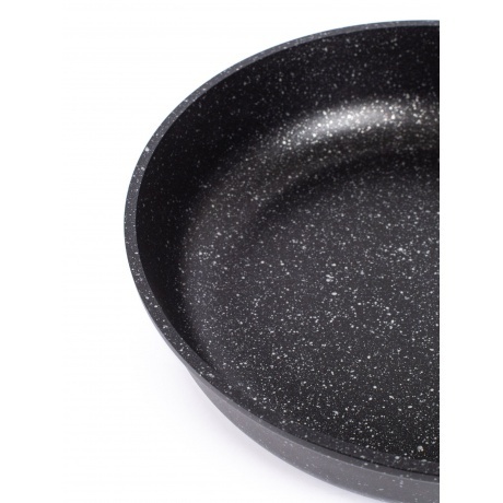 Сковорода GORNITCA МЕГАПОЛИС серебро 28см индукция - фото 16