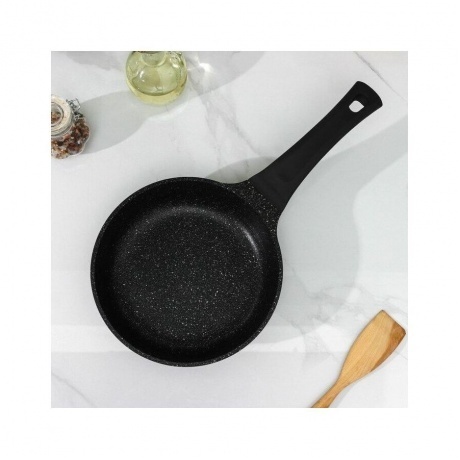 Сковорода GORNITCA МЕГАПОЛИС серебро 28см индукция - фото 6