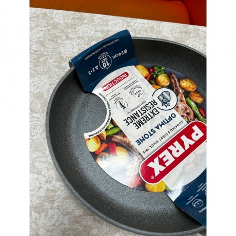 Сковорода OPTIMA Stone 24см индукция, PYREX, OX24BF4/E006 хорошее состояние - фото 5