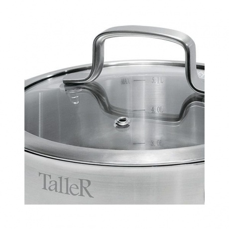 Кастрюля TalleR TR-7234 нержавеющая сталь 5л - фото 4