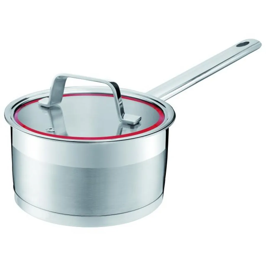 Ковш ATTRIBUTE STEEL RED LINE 16х9.5см 1.7л