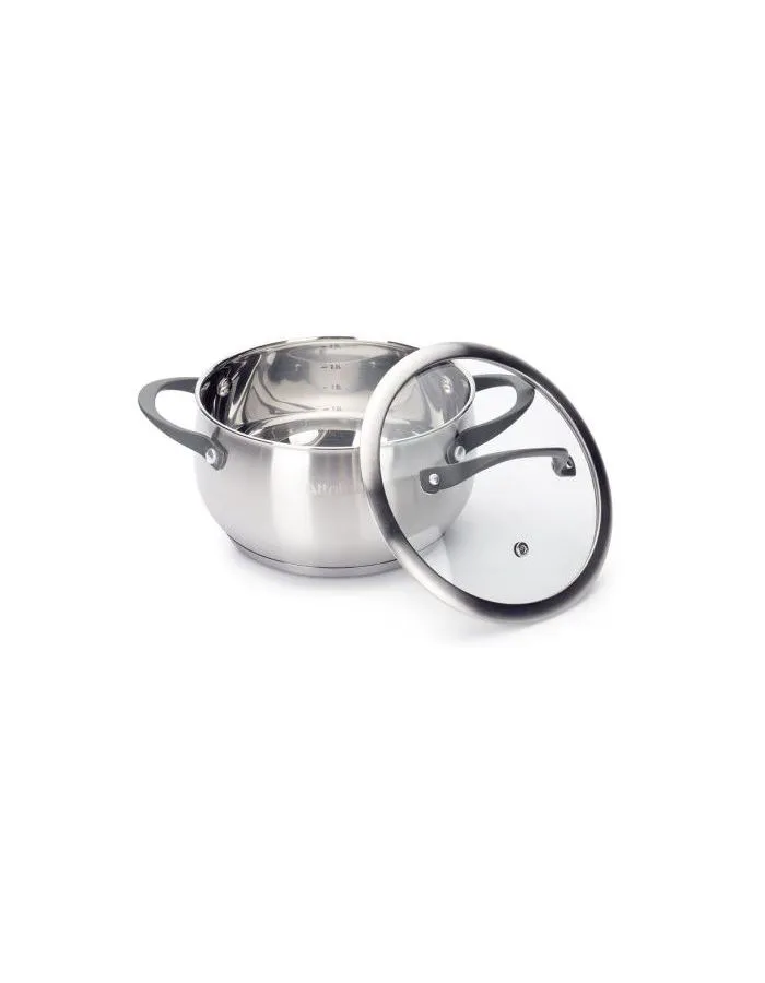 Кастрюля Attribute Steel Symphony ASS340 20х11см 3,4л - фото 2