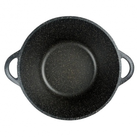 Кастрюля ГРАНИТ 3л с крышкой GORNITCA K2433AG - фото 4