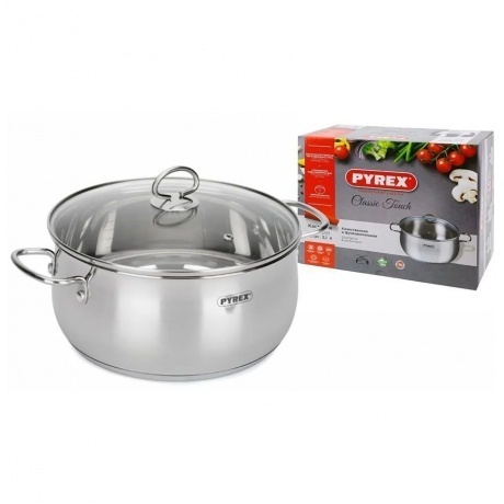 Кастрюля с крышкой CLASSIC TOUCH 5.2л PYREX CT24AEX/E006