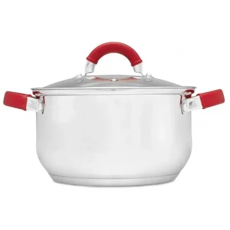 Кастрюля с крышкой DELICE 5.8л ATTRIBUTE STEEL ASD003