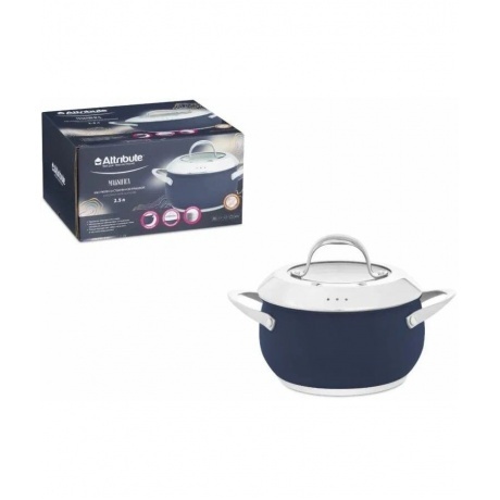 Кастрюля с крышкой MAGNIFICA 2.5л ATTRIBUTE MAGNIFICA ASM051 - фото 4
