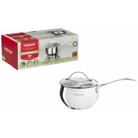 Ковш с крышкой OPTIMA 2.1л ATTRIBUTE STEEL ASO116 - фото 4