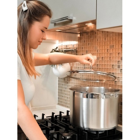 Кастрюля с крышкой ATTRIBUTE STEEL MASTER CHEF 12л - фото 21