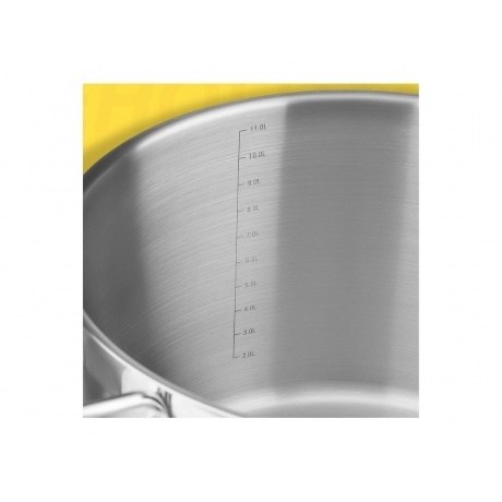 Кастрюля с крышкой ATTRIBUTE STEEL MASTER CHEF 12л - фото 5