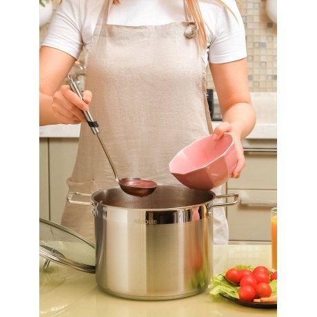 Кастрюля с крышкой ATTRIBUTE STEEL MASTER CHEF 8л - фото 13