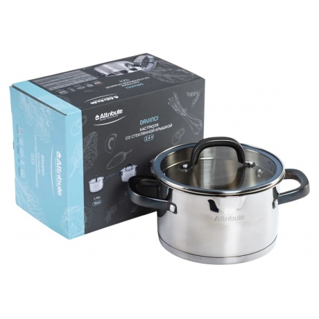 Кастрюля DAVINCI 2.4л 18см индукция