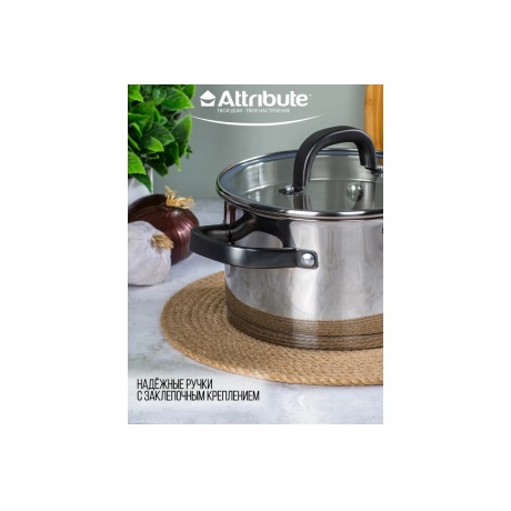 Кастрюля DAVINCI 3.25л 20см индукция - фото 8