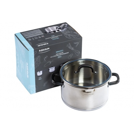 Кастрюля DAVINCI 5.6л 24см индукция