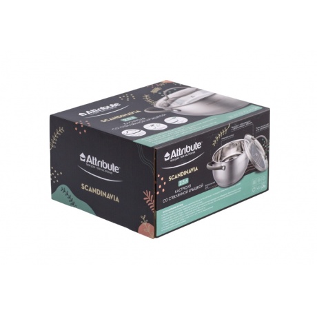 Кастрюля с крышкой SCANDINAVIA 2.5л 18см - фото 7